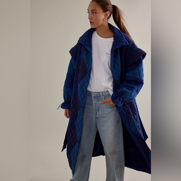 Stella Nova - Mathine Quilted Tie Trench Coat - Picture 1 of 12